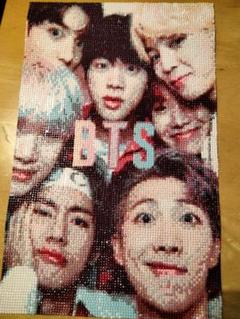 bts idol ファインアートプリント 30×40 限定品 完売品 ダイヤモンドアートBTS 30×40 - メルカリ