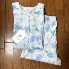 ◎新品　ワコール　スリーシア　パジャマ　L　スーピマ柔らか綿　花柄　黄茶系　伸縮 Wacoal ワコール スリーシア パジャマ 新品同様 LL マルチカラー