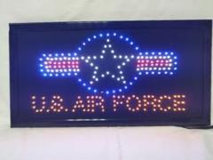 (4700)LEDネオンサイン　U.S.AIR FORCE ユーズド