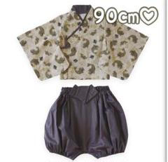90鯉柄 袴ロンパース 男の子 お宮参り 百日祝い お食い初め 初節句こどもの日