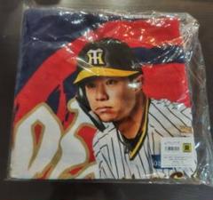 阪神タイガース　中野選手　WBC世界一記念バスタオル 阪神タイガース 中野選手 WBC世界一記念バスタオル - メルカリ