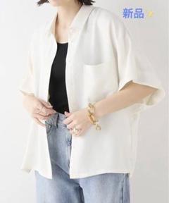 新品】SLOBE IENA ライトメッシュ5分袖ショートシャツ - メルカリ