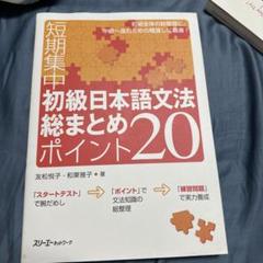 短期集中 初級日本語文法 総まとめポイント20 | スリーエー