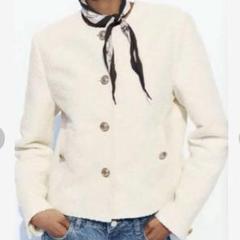 ZARA - ZARA ショートテクスチャージャケットの通販 by はなゆき