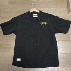 Schott 黒 半袖　ワークシャツ Schott ワークシャツ 半袖 黒 - メルカリ