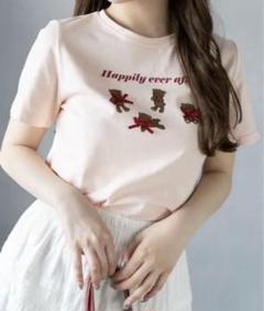 新品タグ付き　y2k 姫系リボンTシャツ　バレエコア　カットソー y2k 00s】バレエコア ダークコア リボン フリル付きカットソー T