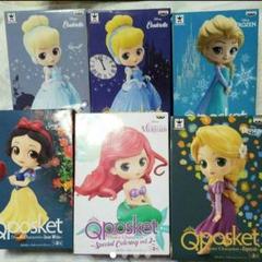 ディズニー プリンセス　Qposket フィギュア ♡︎アリエル 白雪姫 エルサ ディズニー プリンセス Qposket フィギュア ♡︎アリエル 白雪姫