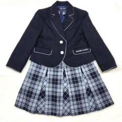 専用　美品　ミチコロンドンコシノ　卒服　130　ネイビー　6点　ピンバッジ　紺 kbe0267.jpg