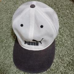 00s PUMA メッシュキャップ White×Black