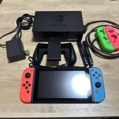 Nintendo Switch 本体 赤/紫　中古品　動作確認済み entameoukoku_17090