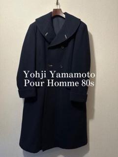 【美品】Yohji Yamamoto POUR HOMME ロングコート yohji yamamoto POUR HOMME（ヨウジヤマモトプールオム