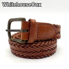 【未使用/別注】ホワイトハウスコックスレザーメッシュベルト 28mm✕38インチ LEATHER BELT COLLECTION | FRAME フレーム公式