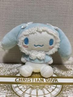 サンリオ シナモロール シナモン ぬいぐるみ マスコット ケープ フード 水色