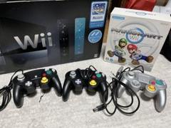 Wii本体 黒 ゲームキューブコントローラー3点 等セット