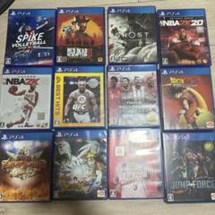 PS4ソフトセット（NBA 2K20, JUMP FORCEなど）
