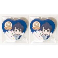 新品☆A3！☆冬組【有栖川誉】アニカフェ☆等身☆ハート型缶
