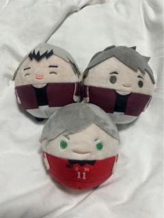 ハイキュー ふわコロリン 灰葉リエーフ 北信介 宮治　ぬいぐるみ ハイキュー ふわコロリン 灰葉リエーフ 北信介 宮治 ぬいぐるみ
