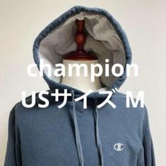 Champion ダークグレー フード付きパーカー USサイズM - メルカリ