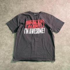 【HYBRID APPAREL】プリントTシャツ　黒　古着used SM31のサムネイル