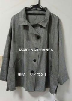 【再値下げ】ＭＡＲＴＩＮ ※ ＦＲＡＮＣＡ【麻】ジャケット