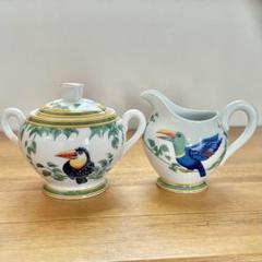 HERMES - エルメス　アフリカ　マグ　クリーマー　シュガーポット HERMES - エルメス アフリカ マグ クリーマー シュガーポットの