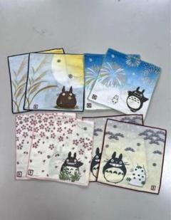 まとめ売り お得 となりのトトロ　ガーゼハンカチ　８枚セット ジブリ