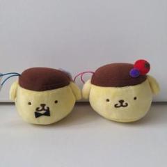 新品♡未使用] ポムポムプリン プリンのかたちのマスコット2個