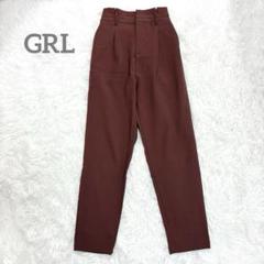 グレイル ハイウエストテーパードパンツ S ストレッチ オフィスカジュアル
