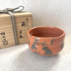 【当店一番人気】 赤のんこう写 「鵺」 (39 共箱 お茶碗 茶道具 抹茶碗 伊東桂楽造 工芸品