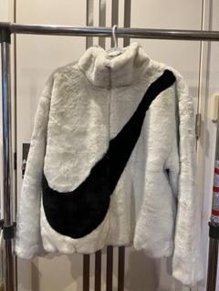 cu6559-238 ナイキ　ファー　ジャケット　ホワイト　白 楽天市場】NIKE ナイキ エコファー ビッグスウッシュ フリース