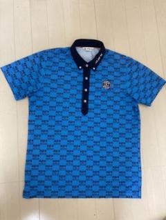 and per se 青色ポロシャツ Msize