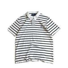 Polo by Ralph Lauren 90s コットン ボーダー ポロシャツ