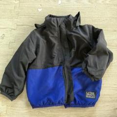 フード付きバイカラージャケット