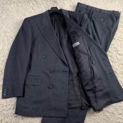 ＊美品 ユニバーサルランゲージ ゼニア セットアップ スーツ 高級生地 ネイビー 15315e9e418507d3ebab1bfe9e4184