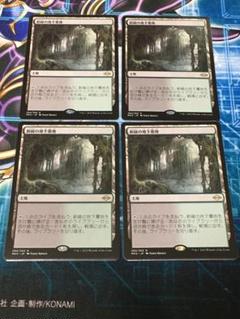 MTG　新緑の地下墓地　日本語４枚　匿名配送 MTG 旧枠 foil 4枚セット 新緑の地下墓地 日本語