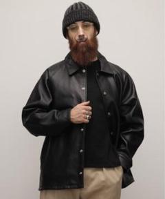 極美品　ショット　シープ コーチジャケット　ブラック　羊革　ラムレザー　L 楽天市場】SHEEP COACH JACKET シープ コーチジャケット 【BLACK