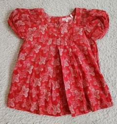 ジューシークチュール　KIDS　パフスリーブ半袖シャツ　トップス　フレア　8