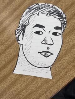 野獣先輩 水墨画