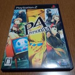 PS2 ペルソナ4 非売品B2販促ポスター 橋野・目黒・副島氏直筆