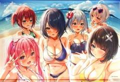 あおぎり高校 デカ水着タペストリー