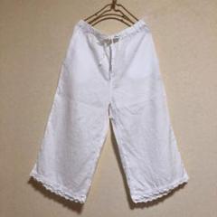 nest Robe リネンレース付き ドロワーズパンツ ペチパンツ