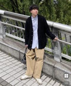 Resoll コットンワイドイージーパンツ ベージュ