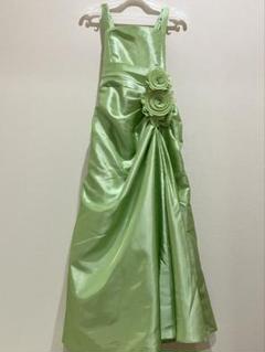 キッズドレス　140cm ライトグリーン　ドレス　子供