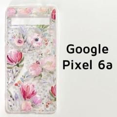 Pixel 6a カバー クリア 透明 花柄のサムネイル