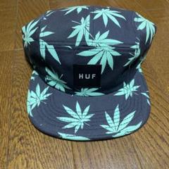 HUF ジェットキャップ 葉っぱ柄 ネイビー/ミント