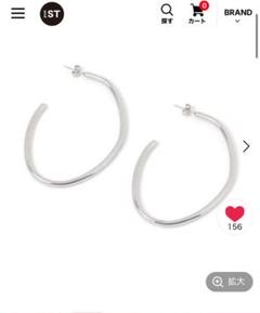 LOWRYSFARM ステンレスビックフープピアス