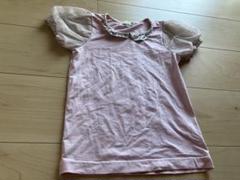 パンパンチュチュ ピンク Tシャツ 120cm フラワー襟