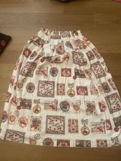Pink House Cherry スカート 白