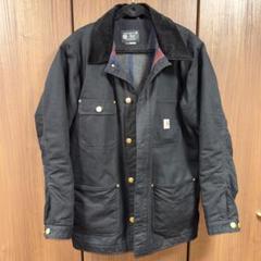 最終値下げ！Carhartt ブラックミシガンチョアコート USA製】Carhartt ミシガンチョアコート ブラック