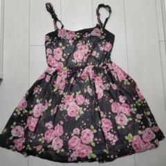MA✽RS 薔薇柄 ドット柄 キャミソールワンピース♡美品♡ MA✽RS 薔薇柄 ドット柄 キャミソールワンピース♡美品♡